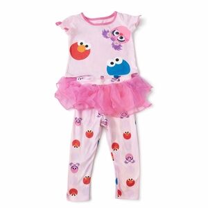 Sesame Street Pink Outfit